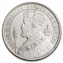 1897-EB Sweden Silver 2 Kronor Oscar II BU