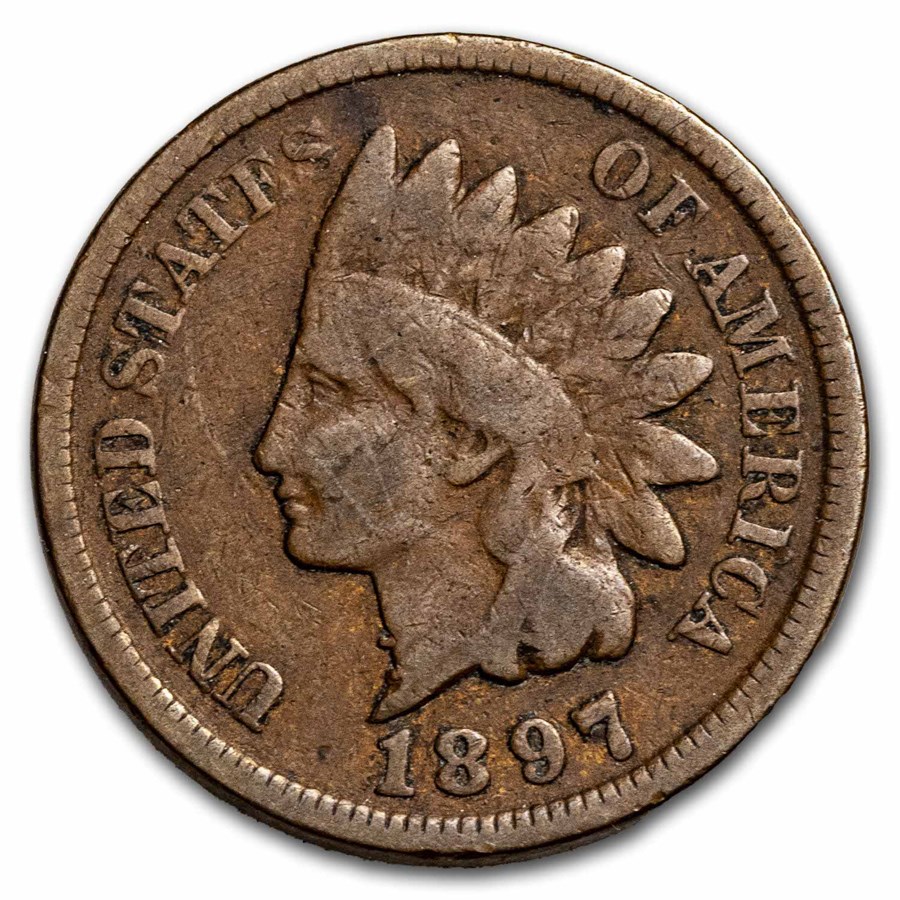 1897 Indian Head Cent Good (1 in Neck)