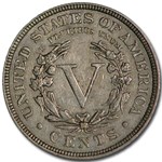 1897 Liberty Head V Nickel AU