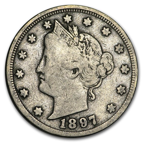 1897 Liberty Head V Nickel Fine 1897 Liberty Head V Nickel Fine