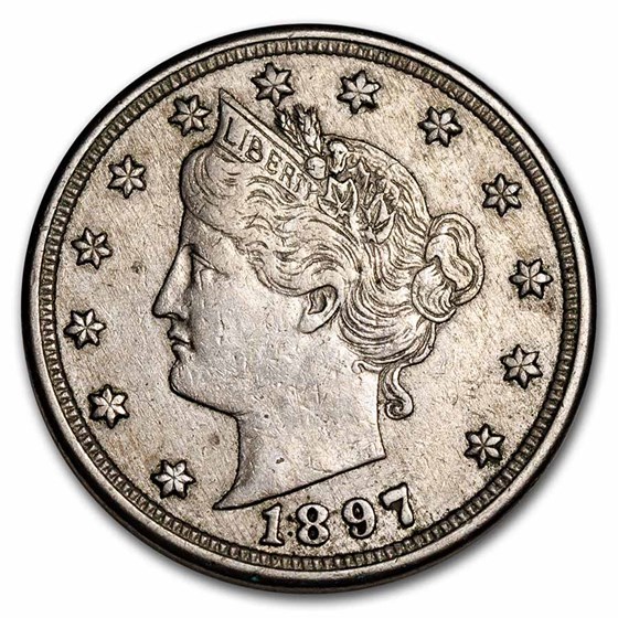 1897 Liberty Head V Nickel XF 1897 Liberty Head V Nickel XF
