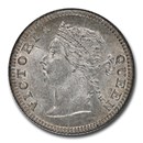 1897 Mauritius Silver 10 Cents MS-65+ NGC
