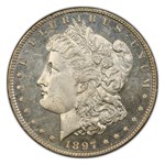 1897 Morgan Dollar DMPL MS-66 PCGS
