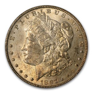Buy 1897 Morgan Dollar MS-60 (Redfield Hoard) | APMEX