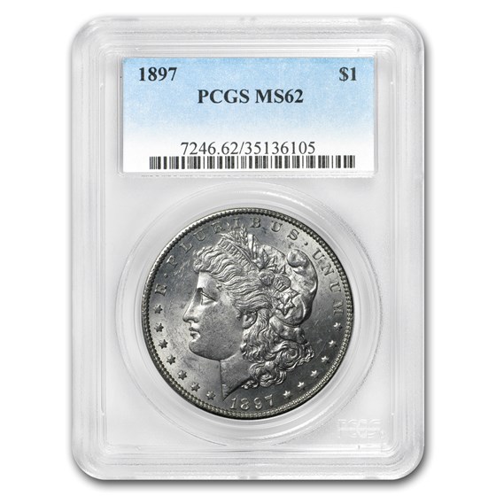 1897 Morgan Dollar MS-62 PCGS 1897 Morgan Dollar MS-62 PCGS