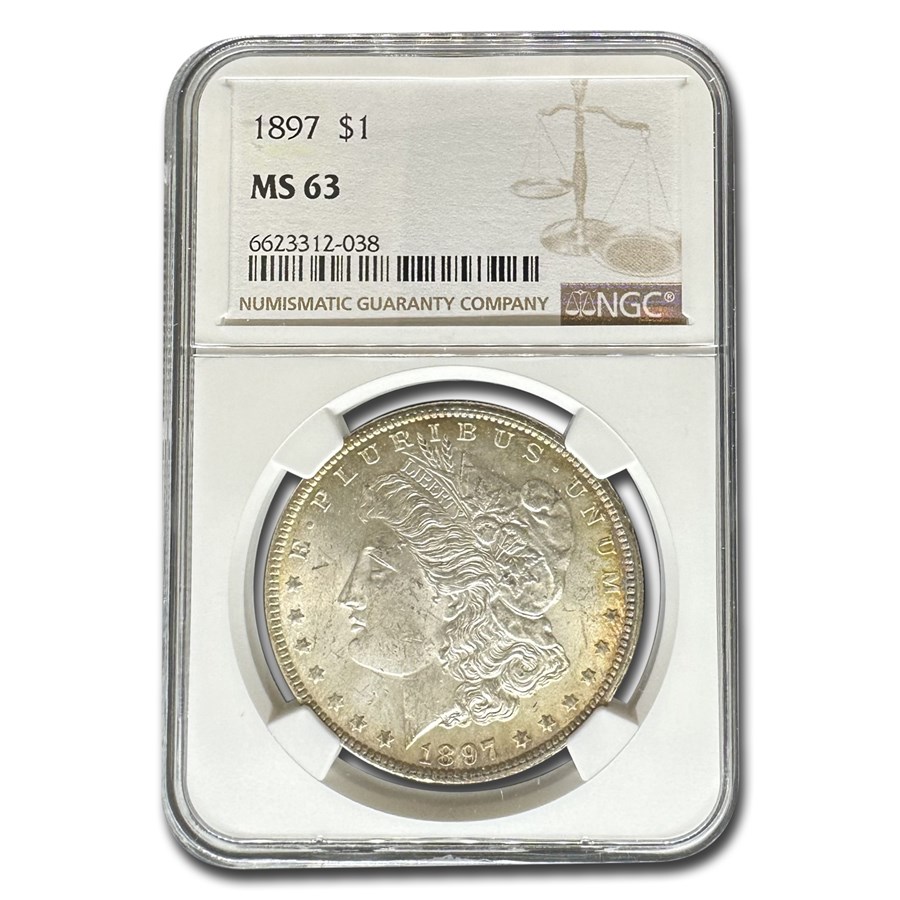 1897 Morgan Dollar MS-63 NGC