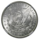 1897 Morgan Dollar MS-64 NGC (Obv Struck Thru Mint Error)