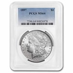 1897 Morgan Dollar MS-64 PCGS