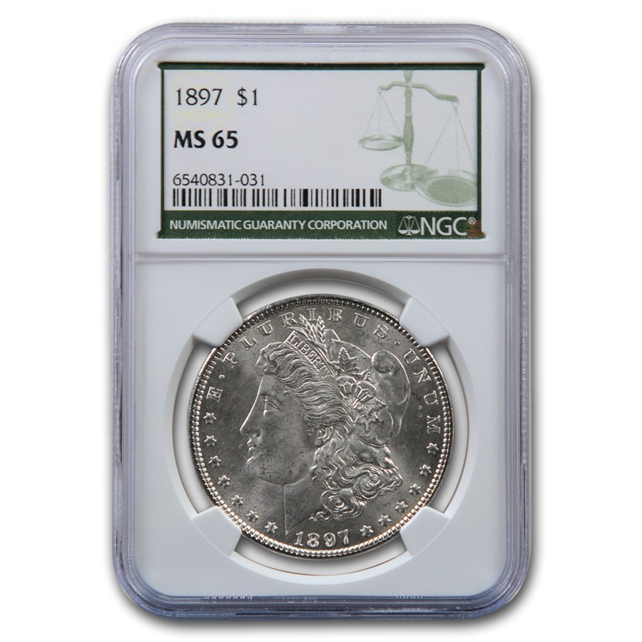 Buy 1897 Morgan Dollar MS-65 NGC (Green Label) | APMEX