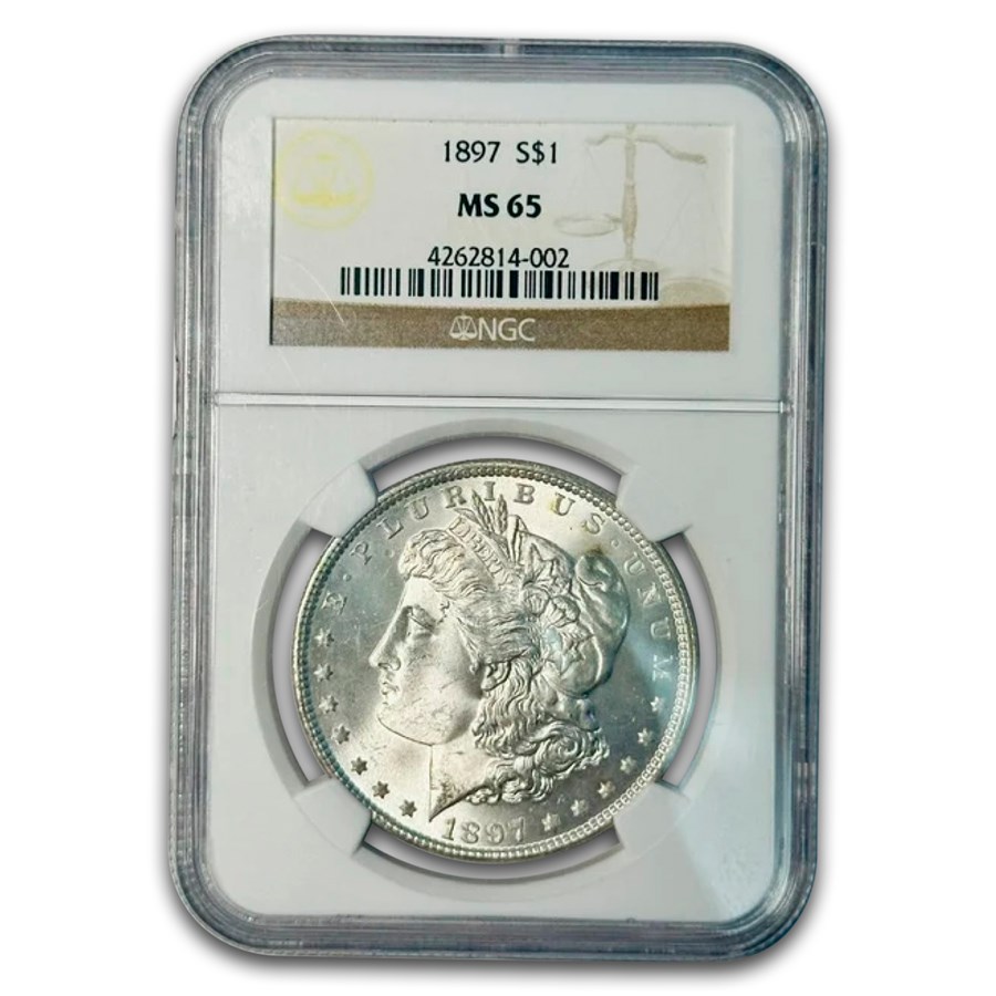 1897 Morgan Dollar MS-65 NGC