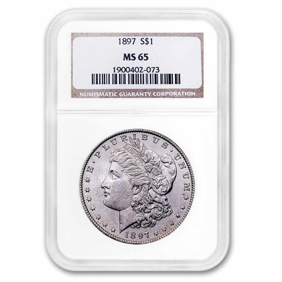 1897 Morgan Dollar MS-65 NGC 1897 Morgan Dollar MS-65 NGC