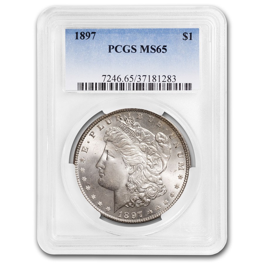 1897 Morgan Dollar MS-65 PCGS