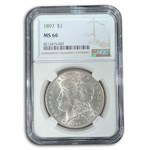 1897 Morgan Dollar MS-66 NGC