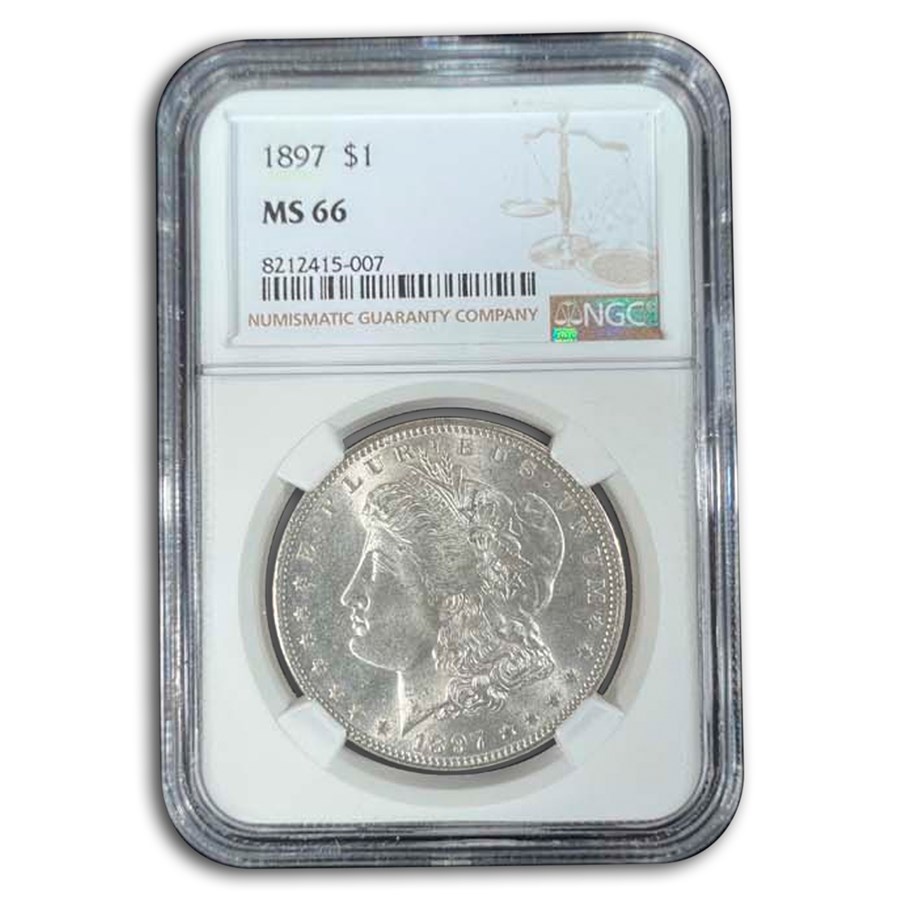 1897 Morgan Dollar MS-66 NGC