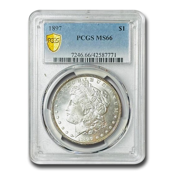 1897 Morgan Dollar MS-66 PCGS 1897 Morgan Dollar MS-66 PCGS