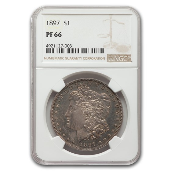 1897 Morgan Dollar PF-66 NGC 1897 Morgan Dollar PF-66 NGC