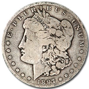 1897 Morgan Dollar VG/VF