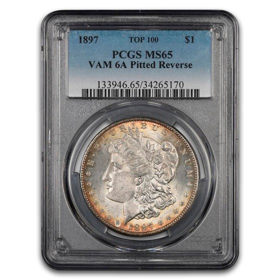1897 MS-65 PCGS (VAM-6A, Pitted Rev, Top-100)