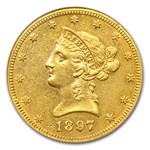 1897-O $10 Liberty Gold Eagle AU