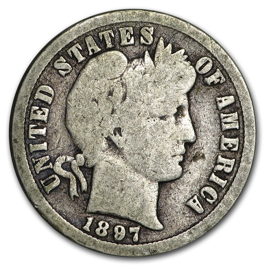1897-O Barber Dime Good
