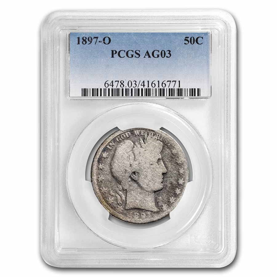 1897-O Barber Half Dollar AG-03 PCGS