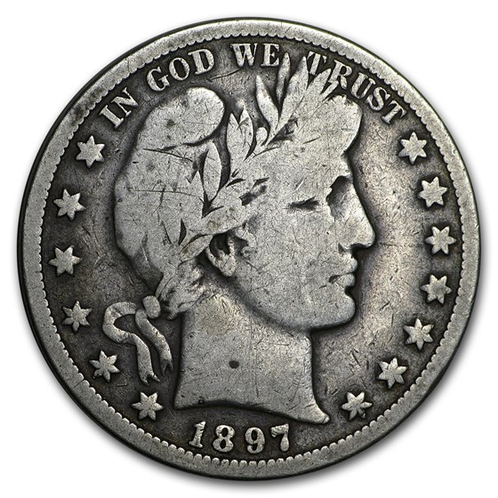 1897-O Barber Half Dollar VG 1897-O Barber Half Dollar VG
