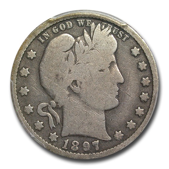 1897-O Barber Quarter VG-8 PCGS 1897-O Barber Quarter VG-8 PCGS