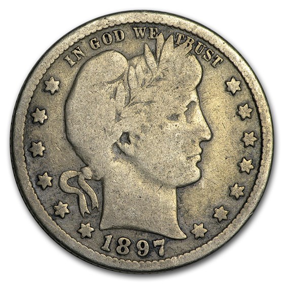 1897-O Barber Quarter VG 1897-O Barber Quarter VG