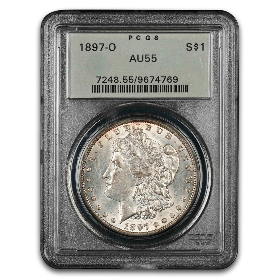 1897-O Morgan Dollar AU-55 PCGS