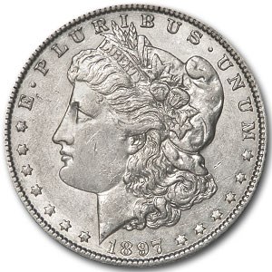 1897-O Morgan Dollar AU-58 Details (Cleaned) 1897-O Morgan Dollar AU-58 Details (Cleaned)