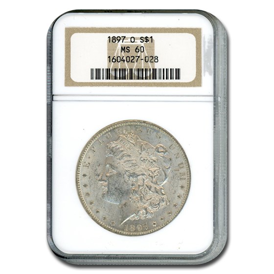 1897-O Morgan Dollar MS-60 NGC