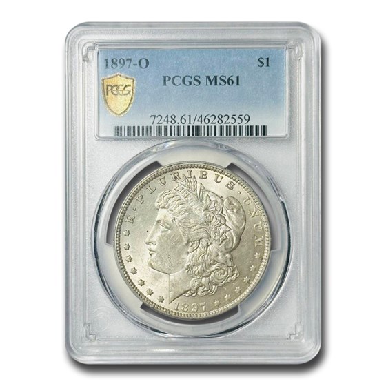 1897-O Morgan Dollar MS-61 PCGS 1897-O Morgan Dollar MS-61 PCGS