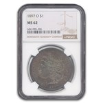 1897-O Morgan Dollar MS-62 NGC (Toned)