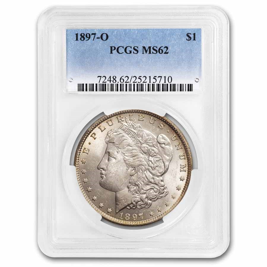 1897-O Morgan Dollar MS-62 PCGS