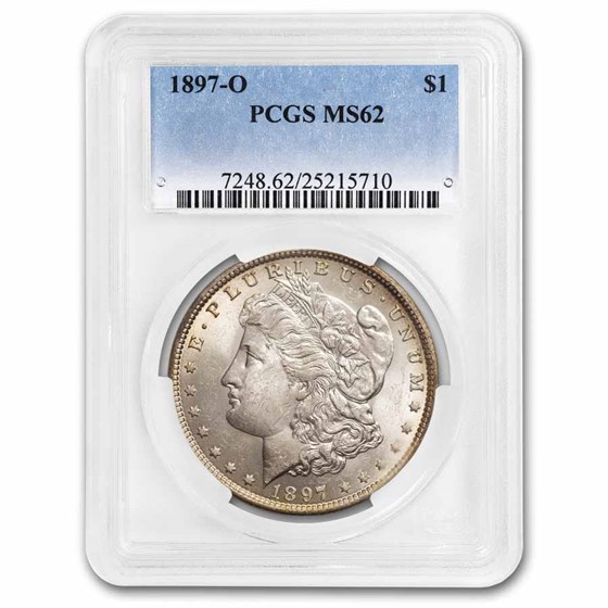 1897-O Morgan Dollar MS-62 PCGS 1897-O Morgan Dollar MS-62 PCGS