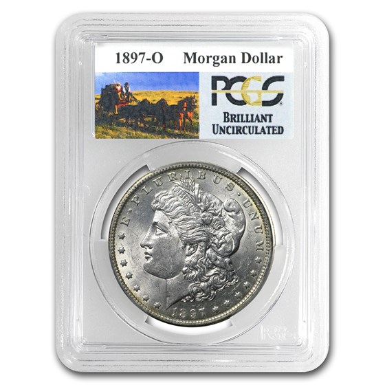 1897-O Stage Coach Morgan Dollar BU PCGS 1897-O Stage Coach Morgan Dollar BU PCGS