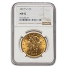 1897-S $20 Liberty Gold Double Eagle MS-62 NGC