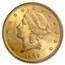 1897-S $20 Liberty Gold Double Eagle MS-62 PCGS
