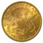 1897-S $20 Liberty Gold Double Eagle MS-63 NGC (CAC)