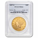 1897-S $20 Liberty Gold Double Eagle MS-64 PCGS