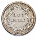 1897-S Barber Dime AU-53 PCGS