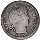 1897-S Barber Dime Good