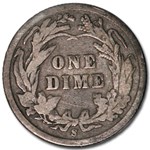 1897-S Barber Dime Good