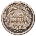 1897-S Barber Dime VF