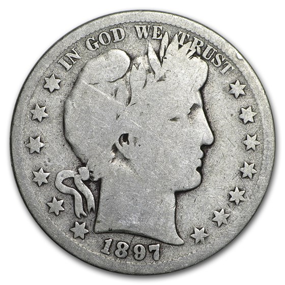 1897-S Barber Half Dollar Good 1897-S Barber Half Dollar Good