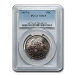 1897-S Barber Half Dollar MS-65 PCGS