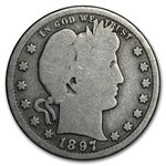 1897-S Barber Quarter Good