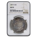 1897-S Morgan Dollar AU-55 NGC