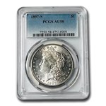1897-S Morgan Dollar AU-58 PCGS