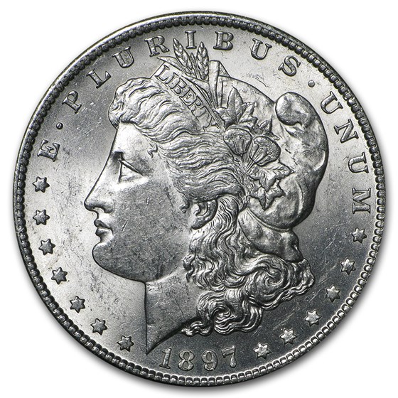 1897-S Morgan Dollar AU-58 1897-S Morgan Dollar AU-58